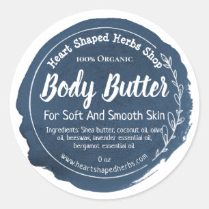 Body Butter Label Handmade Business