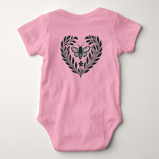 Body Butterfly and Boughs Baby T-Shirt (Dos)