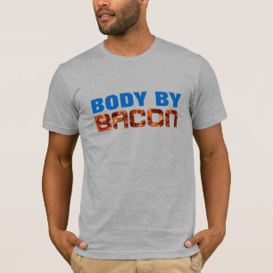 Body By Bacon T-shirt - Grappig Bacon Humor Gesche