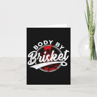 Body By Brisket Funny Byrbecue Lover Smoker BBQ An Kaart