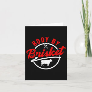 Body By Brisket - Grappig BBQ Roker & versterker; Kaart