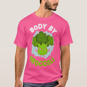 Body By Broccoli Vegetable Vegetarian Vegan Brocco T-shirt