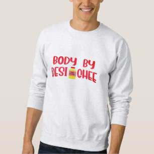 Body By Desi Ghee-trui - Grappige Desi-shirt Trui