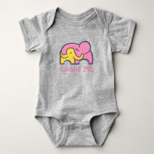 Body Câble-moi bébé et maman éléphant bébé tee pour béb