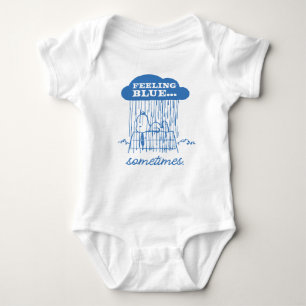 Body cacahuètes   Snoopy Sentiment Bleu Est OK Aussi