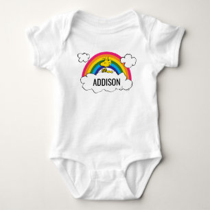 Body Cachou personnalisé Woodstock Arc-en-ciel et Nuage