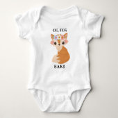 Body Cadeau Bébé mignon - Pour Fox Sake Funny (Devant)