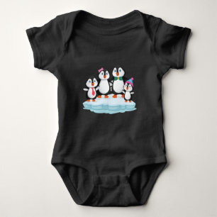 Body cadeau d'amour de la famille Penguin Noël
