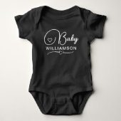 Body Cadeau d'annonce de grossesse - Nom de bébé person (Devant)