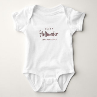 Body Cadeau de Baby Shower | Annonce de Grossesse Bébé