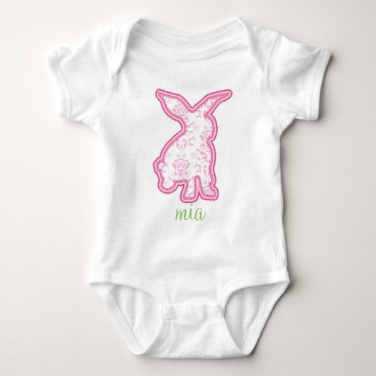 Body Cadeau de bébé - peu de lapin (Devant)