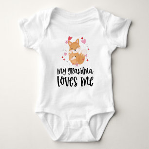 Body Cadeau de cœur de renard pour petit-enfant Ma gran