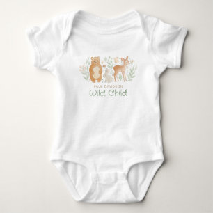 Body Cadeau de douche de bébé mignon Animaux de la forê