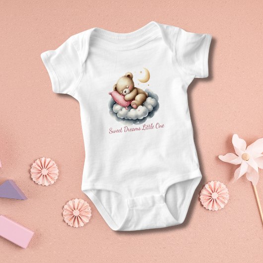 Body Cadeau de fête de naissance Ourson dormant sur une