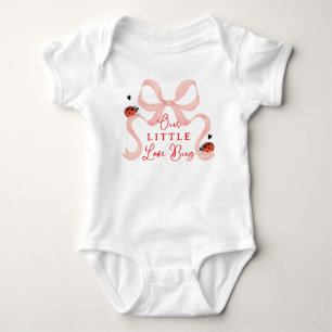 Body Cadeau de naissance coccinelle arc-en-ciel rose mi