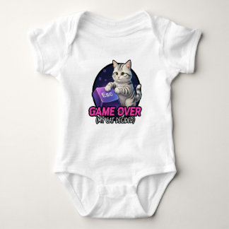 Body Cadeau Drôle de Chat de Jeux - Mon Chat a Décidé d