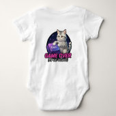 Body Cadeau Drôle de Chat de Jeux - Mon Chat a Décidé d (Dos)