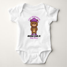 Cadeau personnalisé pour bébé à Mackinac Island, M
