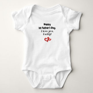 Body Cadeau pour la 1ère fête des pères, je t'aime Papa