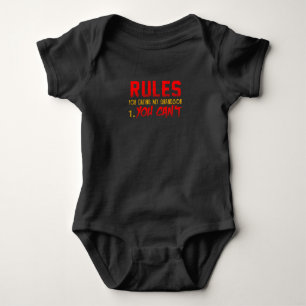 Body Cadeau pour petit-fils Règle pour fréquenter mon