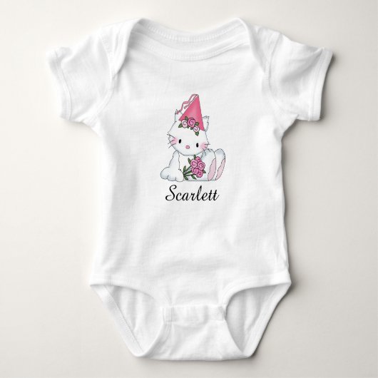 Body Cadeaux de bébé personnalisés de Scarlett (Devant)
