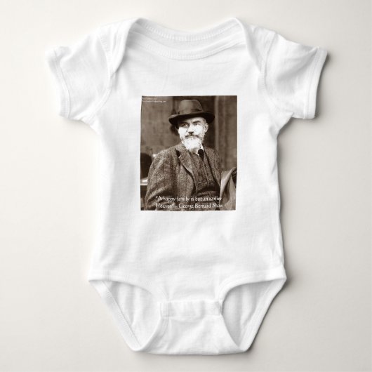 Body Cadeaux de citations de sagesse de George B Shaw " (Devant)