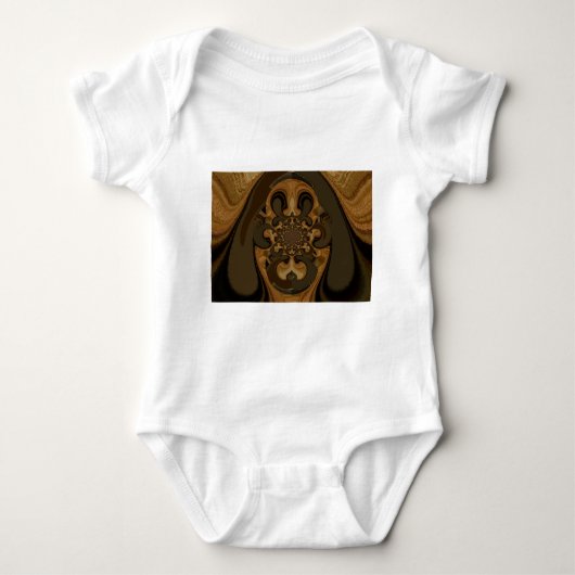 Body Café Brown Flux Kaleidoscope Art Imprimer (Devant)