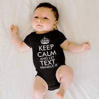 calmez-vous et laissez ajouter votre propre texte