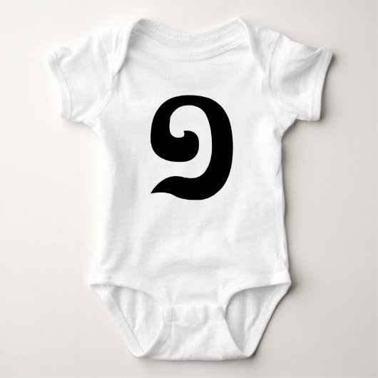 Body Cambodian Number 1 / One / ១ (Muqj) Khmer (Devant)