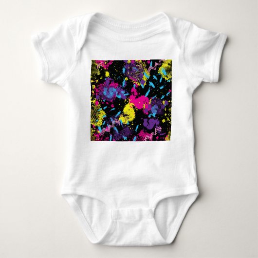 Body Camouflage classique : Motif Vintage sans couture (Devant)