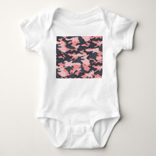 Body Camouflage rose : Motif vintage classique