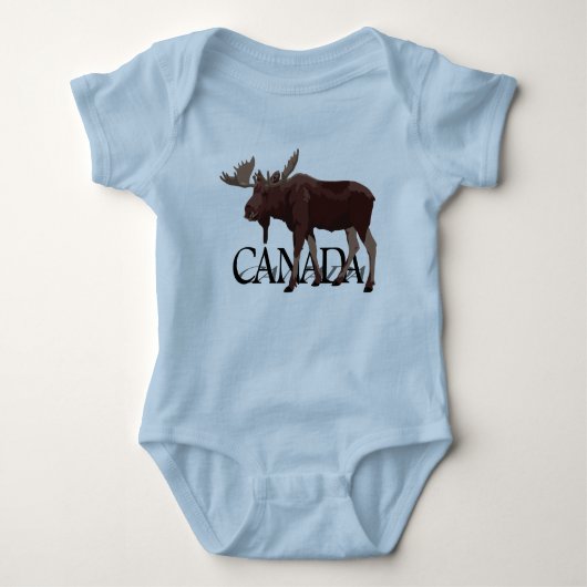 Body Canada Moose Baby Rompers Baby Canada Souvenirs (Devant)