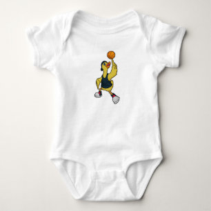 Body Canard comme joueur de basketball avec basket-ball