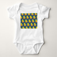 Canard en caoutchouc jaune, mignon, motif sans sou