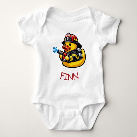 Body Canard en Caoutchouc Pompiers (Devant)