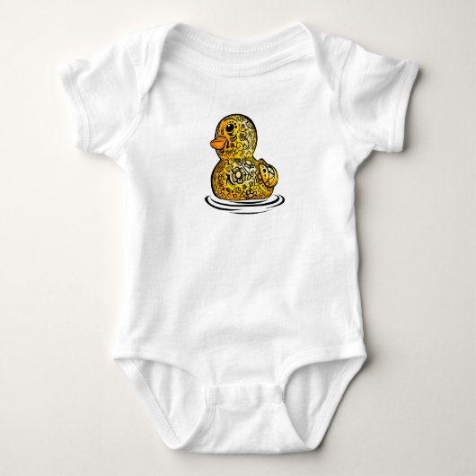 Body Canard en caoutchouc tatoué (Devant)
