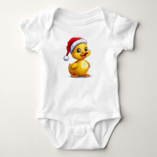 Body 🎄🦆 Canard Jaune de Noël Cadeau pour Bébé ✨