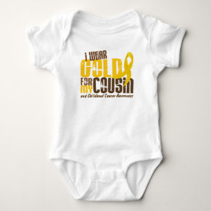 Body Cancer d'enfance JE PORTE l'OR POUR MON COUSIN 6,3