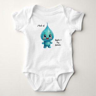 Body Caractère de dessin de gouttelettes d'eau adorable