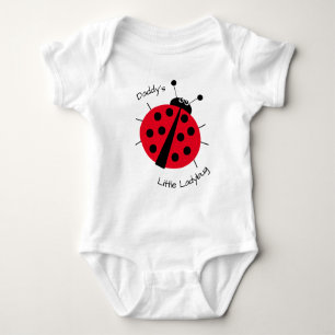 Body Caricature de la petite fille de papa Ladybug