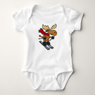 Body Caricature de Moose Skier   choisir la couleur arr