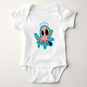 Body Caricature de poulpe de bébé mignonne et cheeky