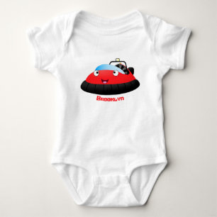 Body Caricature d'hovercraft rouge joyeux