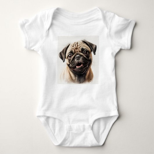 Body Carlin Chien Baby Jersey Bodysuit (Devant)