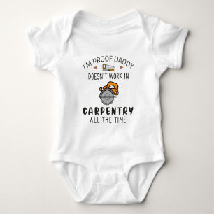 Body Carpenter amusant papa Woodworker Baby Carpentry