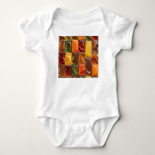 Body Carreaux de Mosaïque en Verre Automne Chaud - Ambr