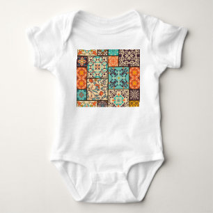 Body Carrelage en Patchwork coloré : Motifs de Majolica