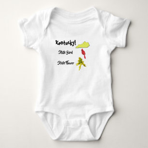Body Carte du Kentucky State Bird & Flower