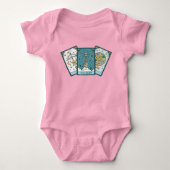 Body Carte Tarot Baby One Piece Baby Girl T-shirt (Devant)