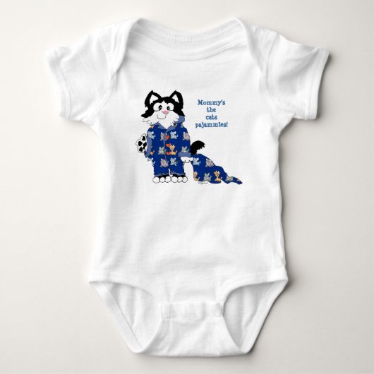 Body Cartoon Chat Drôle Mignonne Bébé (Devant)